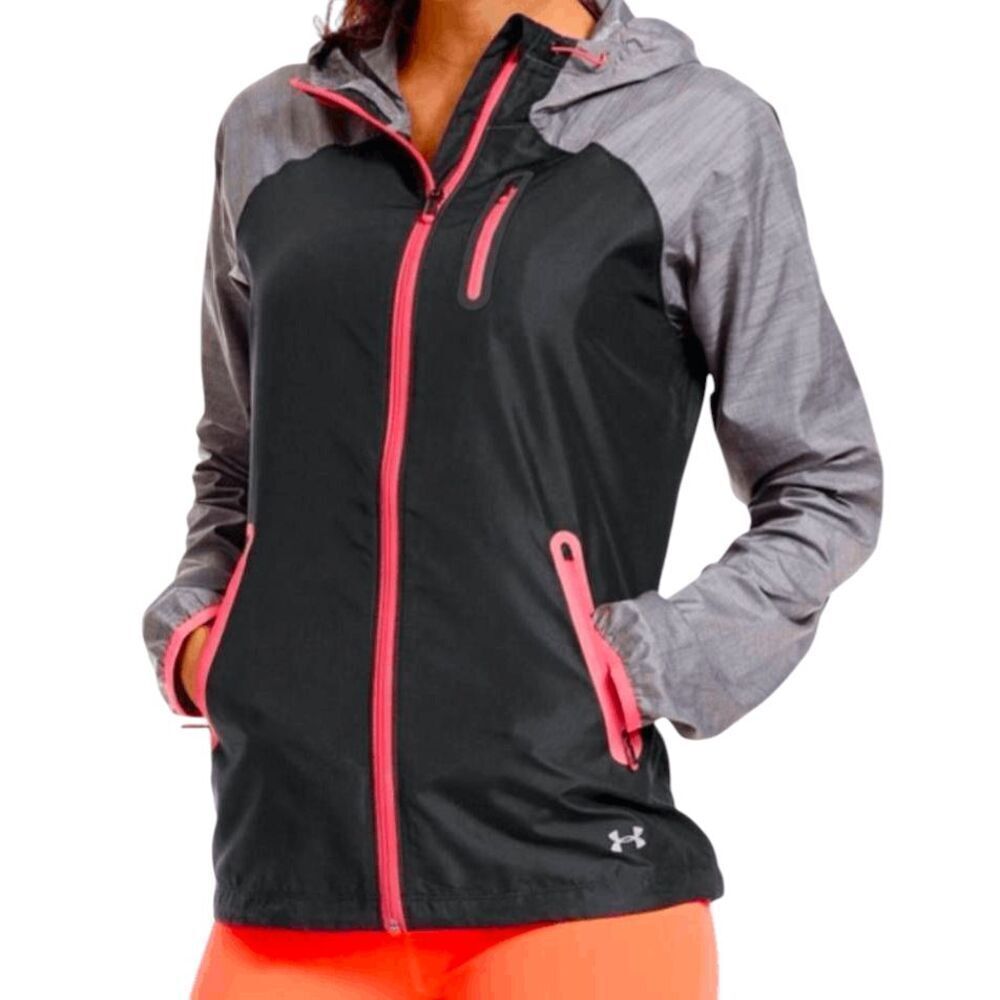 UNDER ARMOUR Qualifier Full-Zip Hooded Jacket Size XS
